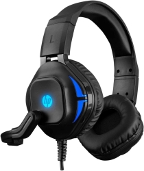 HP Dhe-8002 Wired Gaming Headset For Pc / Laptop -USB +3.5mm With LED AHSHPDHE8002