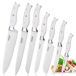 Warmot 7-Piece Ultra Sharp Chefs Knife Set With Gift Box (956-7) ELEWMTP956W7