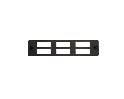 6 Port Sc Duplex / Lc Quad Fobot Faceplate Suitable For 015.004.0026 & 015.004.0028 015.004.0007
