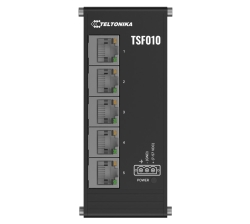 Teltonika TSF010 Flat Ethernet Switch, 3-Pin Power Input, Flat And Compact Design, Plug-and-Play, 7-57 Vdc, Psu Excluded TSF010000000