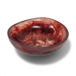 Urban Attitude Raqs Salad Bowl Height: 11.5cm, Width: 29.5cm, Length: 31cm - Berry Red UT260509-BR