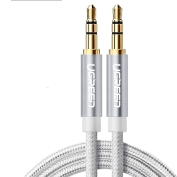 Ugreen 3.5mm Male To 3.5mm Male Audio Cable White 2M 50368 White ACBUGN50368