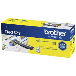 Brother Tn-257Y Yellow High Yield Toner Cartridge To Suit - Hl-3230Cdw/3270Cdw/Dcp-L3015Cdw/Mfc-L3745Cdw/L3750Cdw/L3770Cdw (2,300 Pages) TN-257Y