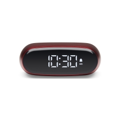 Lexon Minut Mini Alarm Clock - Red LD-LR154DR
