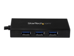 Startech 3 Port USB 3.0 Hub, W/ Gbe, Portable 2YR ST3300GU3B