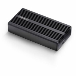 StarTech.com USB4 M.2 NVMe Enclosure, 40Gbps, External USB-C/Thunderbolt NVMe SSD Enclosure, B+M/M-Key - Ultra-fast USB4 NVMe Enclosure Supports Up To 40Gbps; Thunderbolt 5/4/3/USB-C Compatible; Heat-dissipating Aluminum Heatsink Case W/thermal Pad; Supp