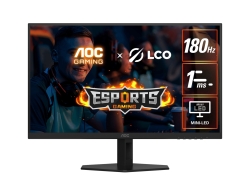 Aoc 27" QD-MiniLED Monitor – Qhd 180Hz, 1ms, 5000:1 Contrast, 1200 Nits Peak Hdr, Quantum Dot VA, 148% Srgb, DP 1.4, Hdmi 2.0, Tilt Adjusable Q27G40XMN
