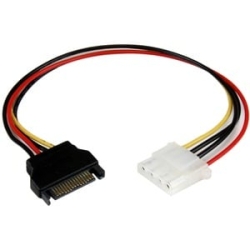 12in Sata To LP4 Power Cable Adapter F/M LP4SATAFM12