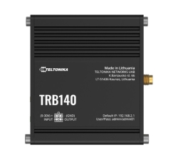 Teltonika TRB140 Industrial Rugged Lte Gateway, 4G/Lte (Cat 4), Compatible With Industrial DNP3 & Modbus Communication Protocols, Psu Included TRB140107000