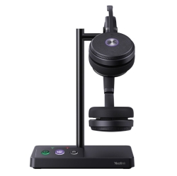 Last Stock Yealink WH62 Dual Teams Dect Wireless Headset Headset, Busylight On Headset, Leather Ear Cushions, Acoustic Shield Technology, Built-in Rin WH62-D-MS
