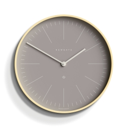 Newgate Mr Clarke Clock Pale Wood Clay Grey Dial NGMRC147PLY40