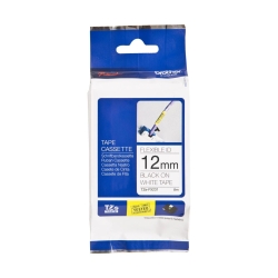 Brother | Tze-Fx231 | 12mm Black On White Flexible Tze Tape 003.024.0231