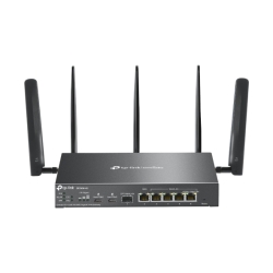 TP-Link Er706W-4G Omada 4G+ Cat6 AX3000 Gigabit Vpn Router, 4G+, Dual Band Wi-fi 6, 6 Gigabit Ports (5 RJ45+1 Sfp), 5 High-Gain Detach Ant. ER706W-4G