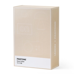 Lexon Gift Set Pantone - Includes Mino+ Mini Speaker, Flip Classic Clock, Mina M Lamp, Thykho 3 Speaker - Sand LD-LBPT01-S