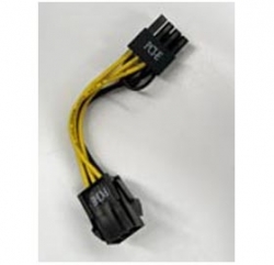 Powercase 6-pin Female To 8-pin Male Pci-e 2.0 Adapter Power Cable Acbsea6pto8pad