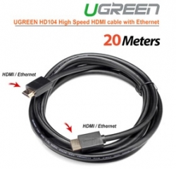 Ugreen High Speed Hdmi Cable With Ethernet Full Copper 20m (10112) Acbugnhdmi20m