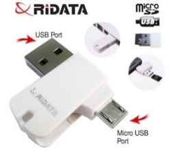 Ridata Otg Mobile Phone Microsd Card Reader (otg Mobile Phone/ Tablet/ Pc) Acrridtfusbotg