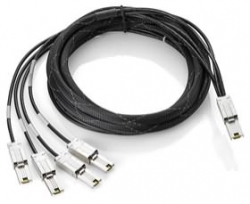 Hp Storageworks 4m External Mini-sas To 4x1 Mini-sas Cable An976a