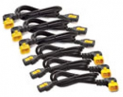Apc (ap8702r-ww) Power Cord Kit (6 Ea), Locking, C13 To C14 (90 Degree), 0.6m Ap8702r-ww