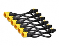SCHNEIDER Power Cord Kit (6 ea), Locking, C19 AP8712S