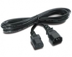 Apc Iecc320 10amp Male To Female Cable Output Power Cord, 10a, C13 (female) To C14 (male) Ap9870