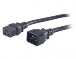 APC IEC320 C19 - IEC320 C20 16 amp Output power cord, 16A, C19 (Female) to C20 (Male) AP9877