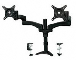 Startech Articulating Dual Monitor Arm - Grommet/ Desk Mount With Cable Management & Height Adjust
