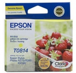 Epson 81n Yellow Ink Cartridgetx700w 800fw Rx610 R290 Photo 1410 C13t111492