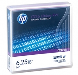 Hp Lto6 - 2.5/ 6.25tb Data Cartridge C7976a