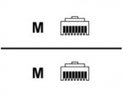 Cisco (cab-ethxover=) Ethernet Cross-over Cable Cab-ethxover=