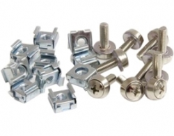 Startech 50 Pkg M5 Mounting Screws And Cage Nuts For Server Rack Cabinet Cabscrewm5