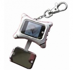 Ezcool 1.5 Inch Mini Digital Photo Frame With Key Chain & Screen Cover Dpfezc1.5inksilv