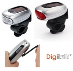 Digitalk Dynamo Solar Led Bicycle Lamps (front And Rear) Eledigei-ks5d5