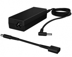 Hp 90w Smart Ac Adapter For 4.5mm And 7.5mm Connectors H6y90aa