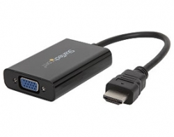Startech Hdmi To Vga Video Adapter Converter With Audio For Desktop Pc/ Laptop/ Ultrabook - Hdmi