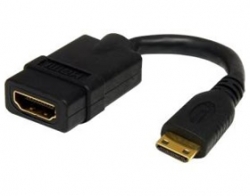 Startech 5in High Speed Hdmi Adapter Cable - Hdmi To Hdmi Mini- F/ M Hdacfm5in