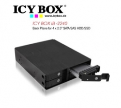 Icy Box (ib -2240) Back Plane For 4 X 2.5 Inch Sata/ Sas Hdd/ Ssd Hddicy2240ssk