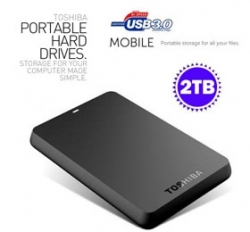 Toshiba 2tb Canvio 2.5 Inch Usb 3.0 External Mobile Hdd Hddtosex2tbcanv