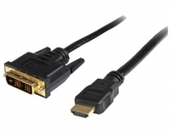 Startech.com 0.5m Hdmi To Dvi-d Cable - Hdmi To Dvi Adapter/ Converter Cable - 1x Dvi-d Male 1x