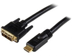 Startech 7m Hdmi To Dvi-d Cable - Hdmi To Dvi Adapter/ Converter Cable - 1x Dvi-d Male 1x Hdmi Male - Black 7 Meters Hddvimm7m