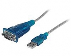 Startech 1 Port Usb To Rs232 Db9 Serial Adapter Cable - M/ M Icusb232v2