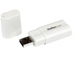 Startech Usb To Stereo Audio Adapter Converter - Usb Stereo Adapter - Usb External Sound Card -