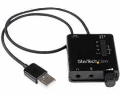 Startech Usb Stereo Audio Adapter External Sound Card With Spdif Digital Audio Out - Usb Sound