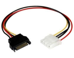 Startech 12in Sata To Molex Lp4 Power Cable Adapter F/ M - Sata To Lp4 Power Adapter - Sata Female LP4SATAFM12