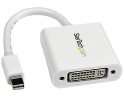 Startech Mini Displayport To Dvi Video Adapter Converter 1920x1200 - White Mini Dp To Dvi-i Adapter