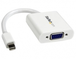 Startech Mini Displayport To Vga Video Adapter Converter 1920x1200 - White Mini Dp To Vga Adapter