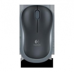 Logitech M185 Wireless Mouse Nano Receiver, Grey, Nb Mouse Milt-m185