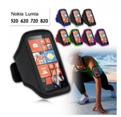 Ezcool Gym Running Sport Armband For Nokia Lumia 720 Bonus Screen Protector Mobvmxarmbandnok