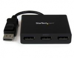 Startech Triple Head Displayport 1.2 Multi Monitor Mst Hub - Displayport 1.2 Multi Stream Video