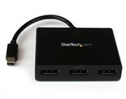 Startech Mini Displayport To Triple Head Displayport 1.2 Multi Monitor Mst Hub - Displayport 1.2